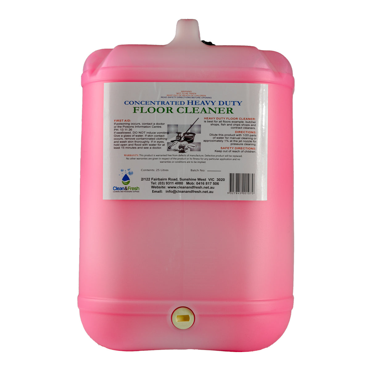 Concentrated Heavy Duty Floor Cleaner