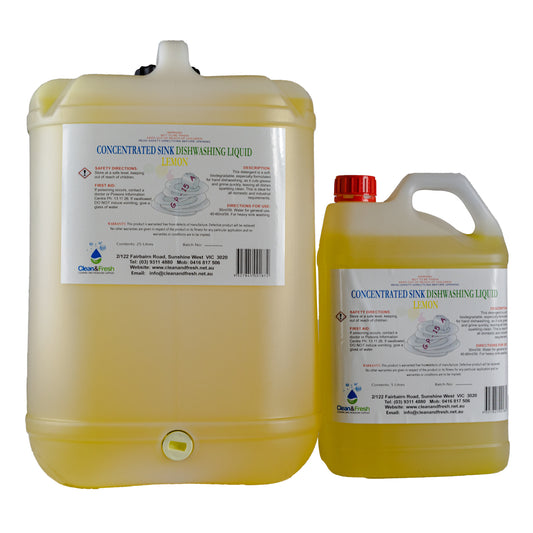 Concentrated Sink Dishwashing Liquid