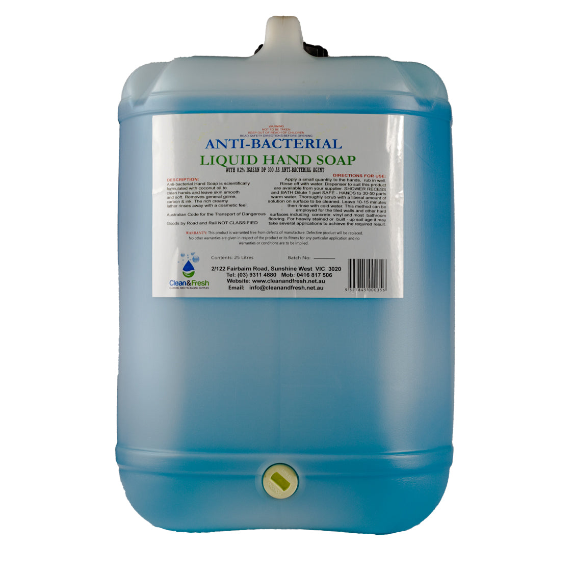 Anti-Bacterial Liquid Hand Soap