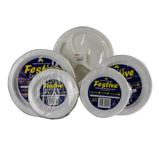 Festive Plates Pack (50)