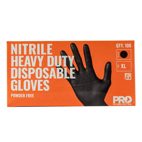 Nitrile Heavy Duty Disposable Gloves