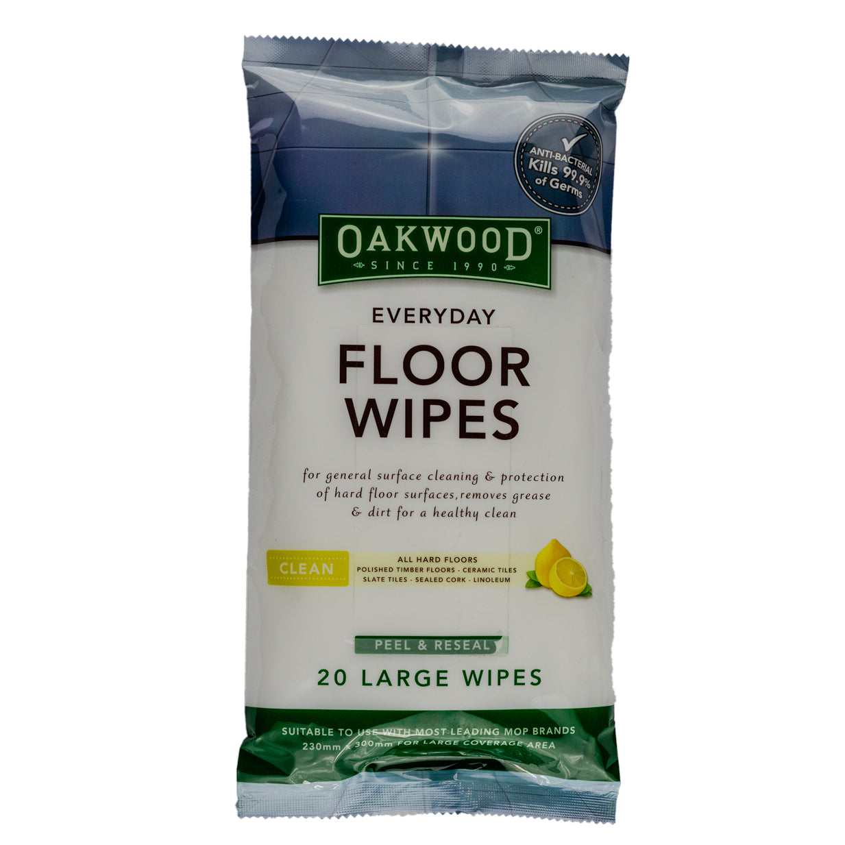 Oakwood Everyday Floor Wipes