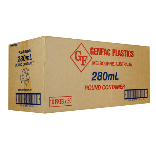 Genfac 280ml Round Container