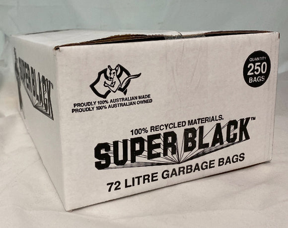 Super Black 72ltr Bin Liner