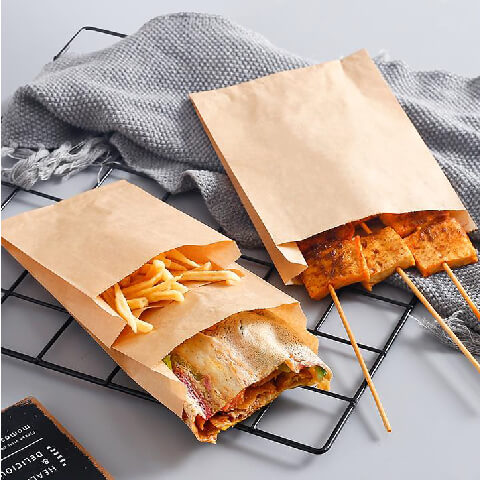 Paper bag (Brown/white)